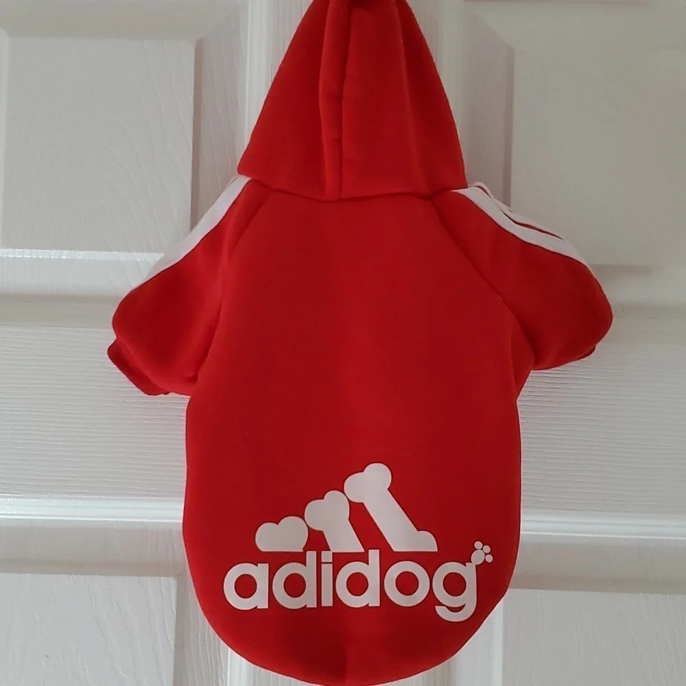 🍀Adidog Hoodie for your Furbaby Size Medium - Picture 3 of 4